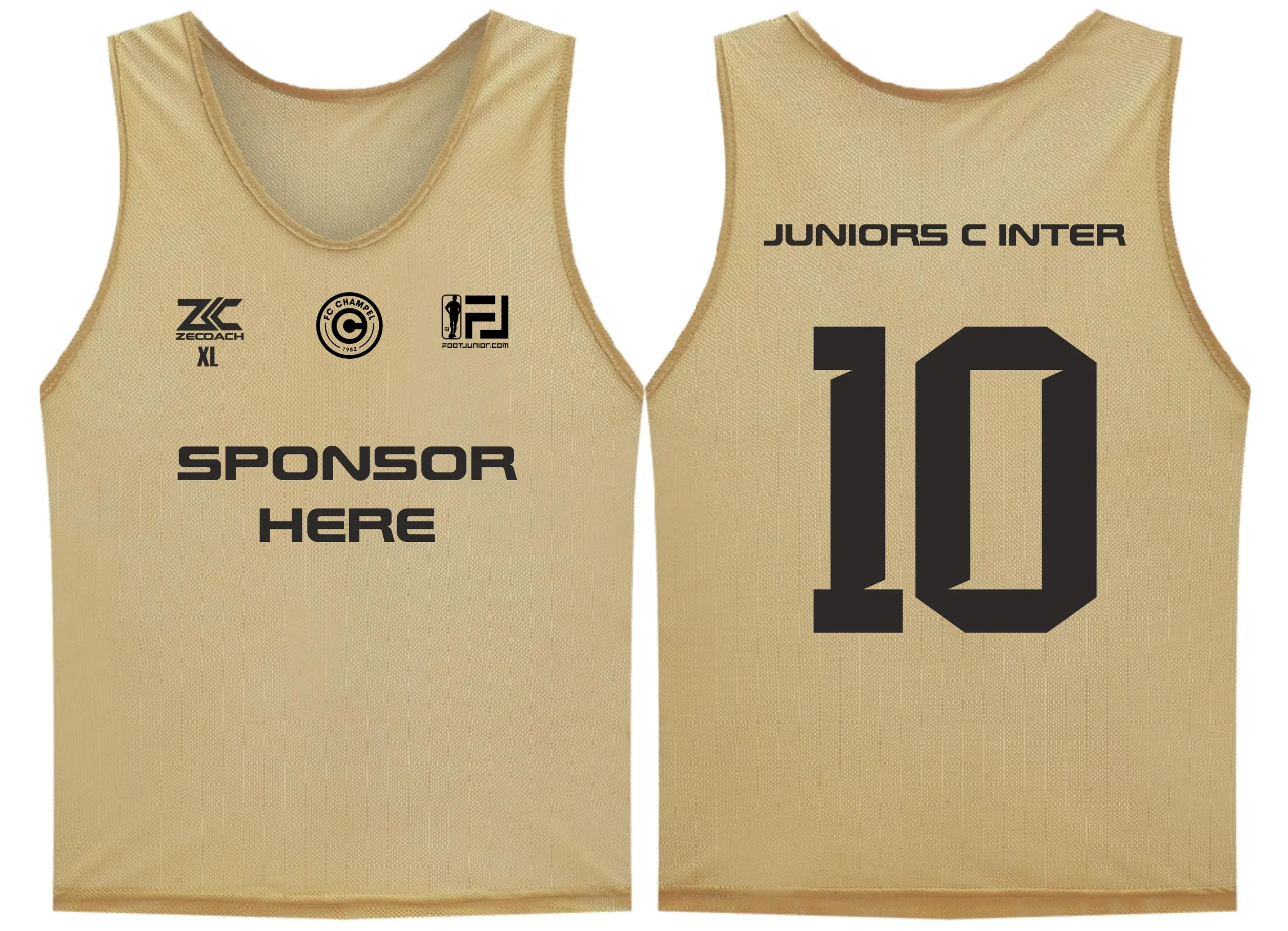 Petit logo + Sponsor + Grand numéro